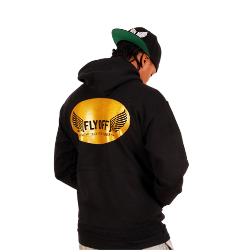 Black & Gold FlyOff Hoodie