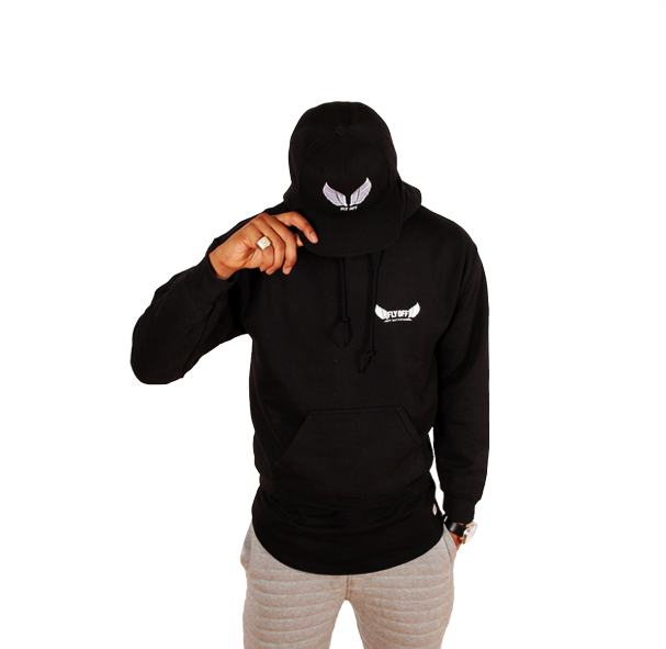 Black & White FlyOff Hoodie