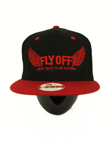 Black & Red FlyOff Cap