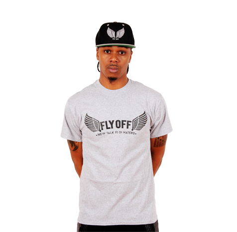 Grey & Black FlyOff T-Shirt