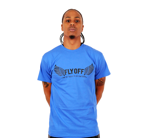 Royal blue & Black FlyOff T-Shirt